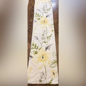 Cynthia Rowley Floral  Cream, Gray and Yellow Shower Curtain